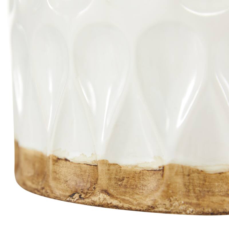 White Porcelain Contemporary Vase