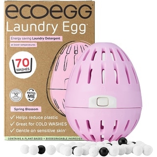 Ecoegg 70 Loads Laundry Detergent Egg, Spring Blossom - 4.72 x 3.15 x 4.72 Inches - Bed Bath & Beyond - 43240774