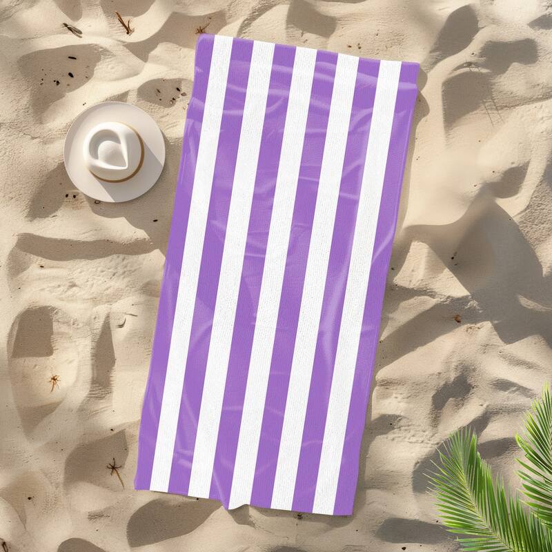 Large Cabana Stripe Beach Towel 30"x60", 35"x70"