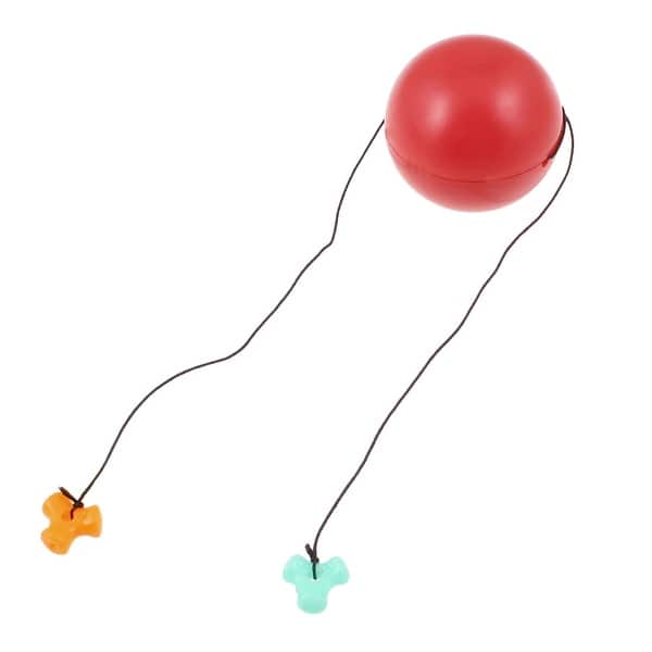 Red Comedians Stage Magic Trick Gimmick String Through Ball Yo yo Toys