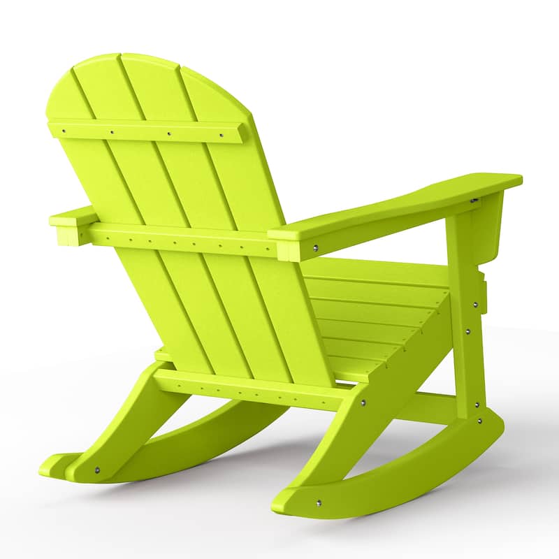 Polytrends Laguna Hdpe All Weather Outdoor Patio Rocking Chair