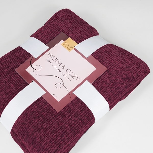Soft best sale chenille blanket