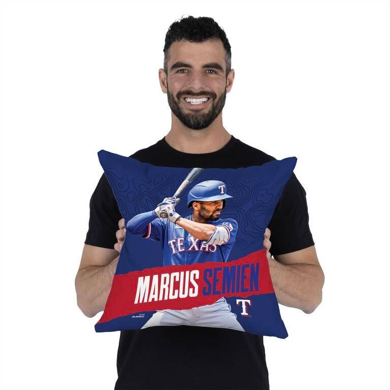 MLB Texas Rangers Player 18 Inch Throw Pillow