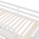 preview thumbnail 14 of 12, Modern Twin Over Full Bunk Bed With Six Drawers And Flexible Shelves With Wheels