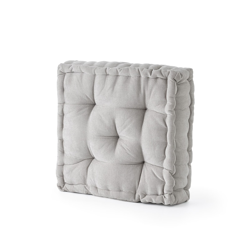 Rainha® - Classic Tufted Cushion - Glacier Gray