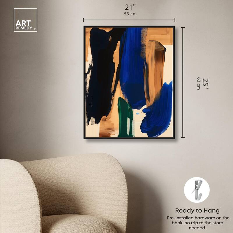 Ochre Odyssey Canvas by Art Remedy