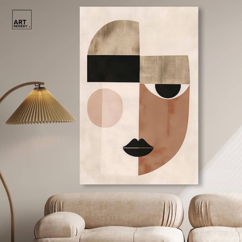 Face Moderne I Canvas by Art Remedy, Gallery Wrapped