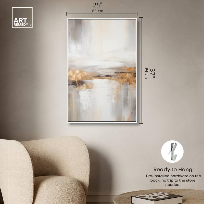 Gold Dust II Canvas by Art Remedy