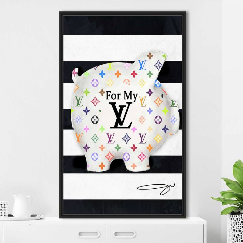 "Louie Fund" by Jodi Print on Floating Canvas