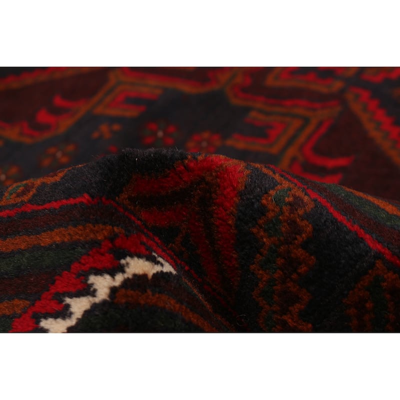 Teimani Red Rug 3'11" x 6'3" - 3'11 x 6'3