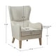 preview thumbnail 14 of 12, Madison Park Leda Swoop Wing Chair