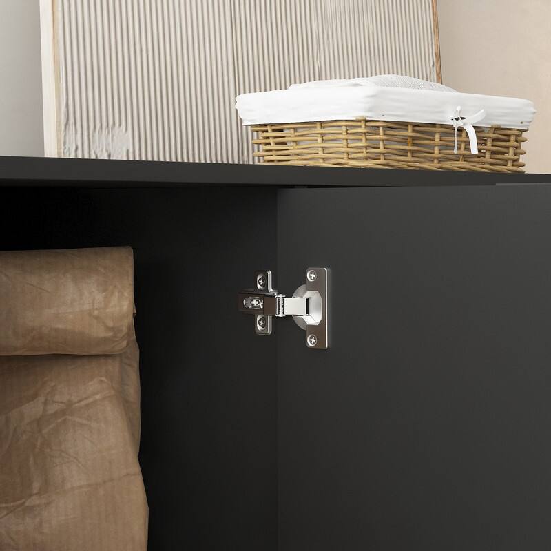 Wood 55.1" Fluted Buffet Cabinet, Credenza with Adjustable Shelves for Stylish Storage and Organization