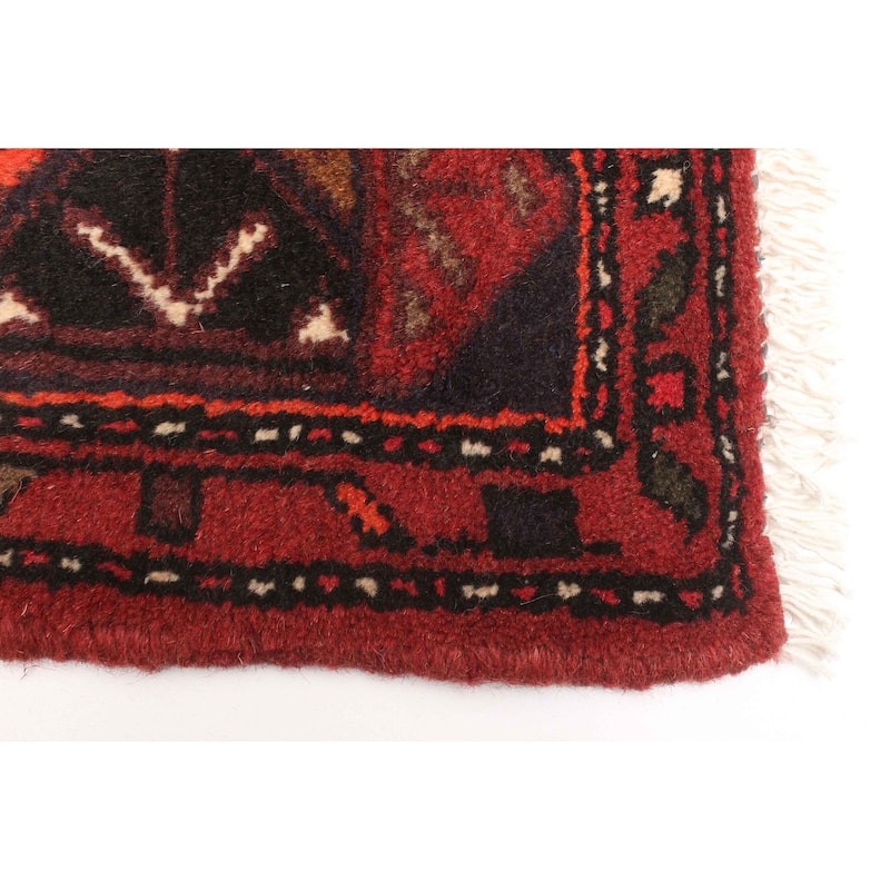 ECARPETGALLERY Hand-knotted Andelz Red Wool Rug - 4'4 x 6'5