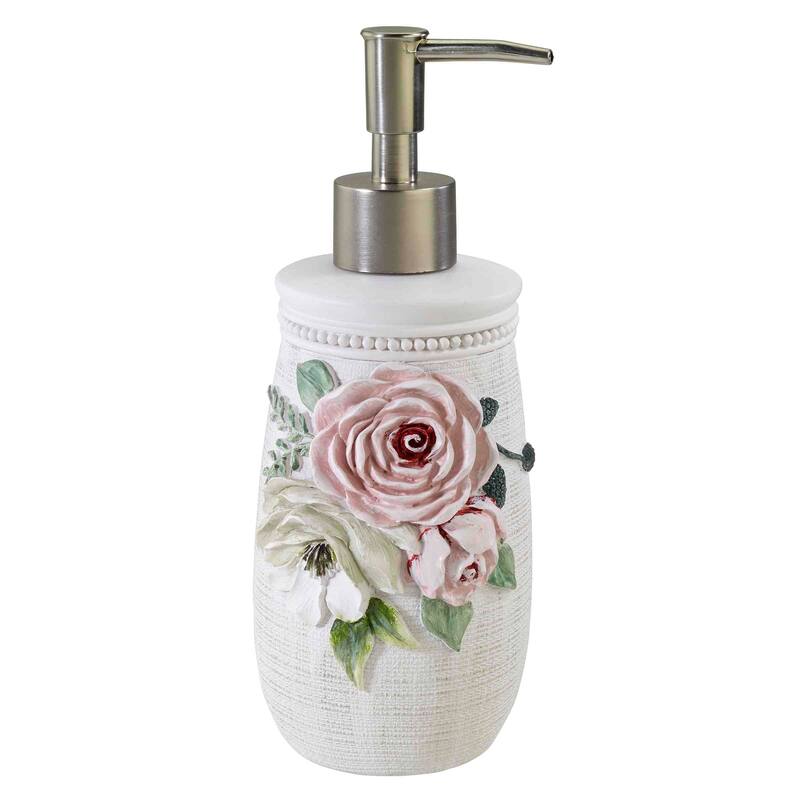 Avanti Linens Spring Garden Lotion Dispenser - White - Lotion Dispenser