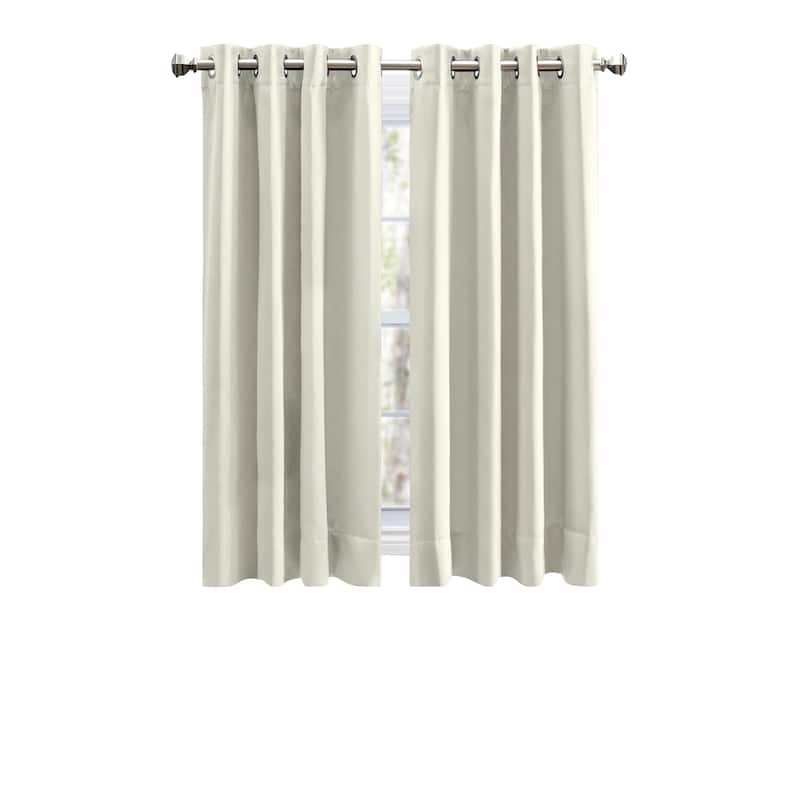 Ultimate Blackout 54-Inch Short Length Grommet Curtain Panel