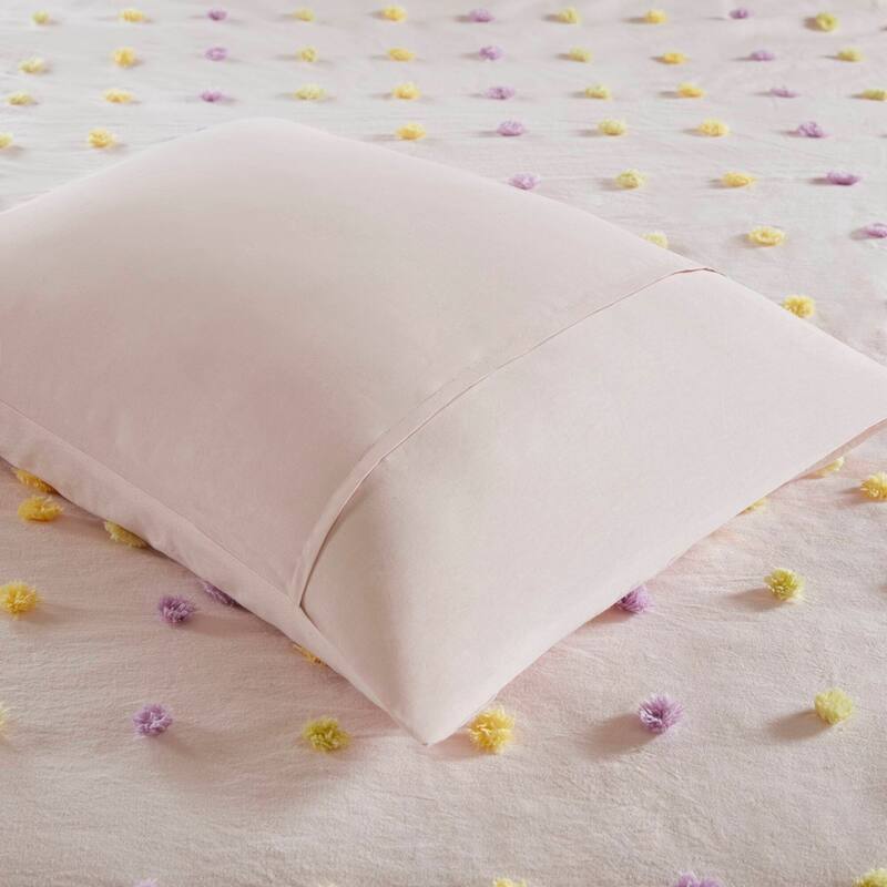 GDF Studio - Pom Pom Cotton Jacquard Comforter Set