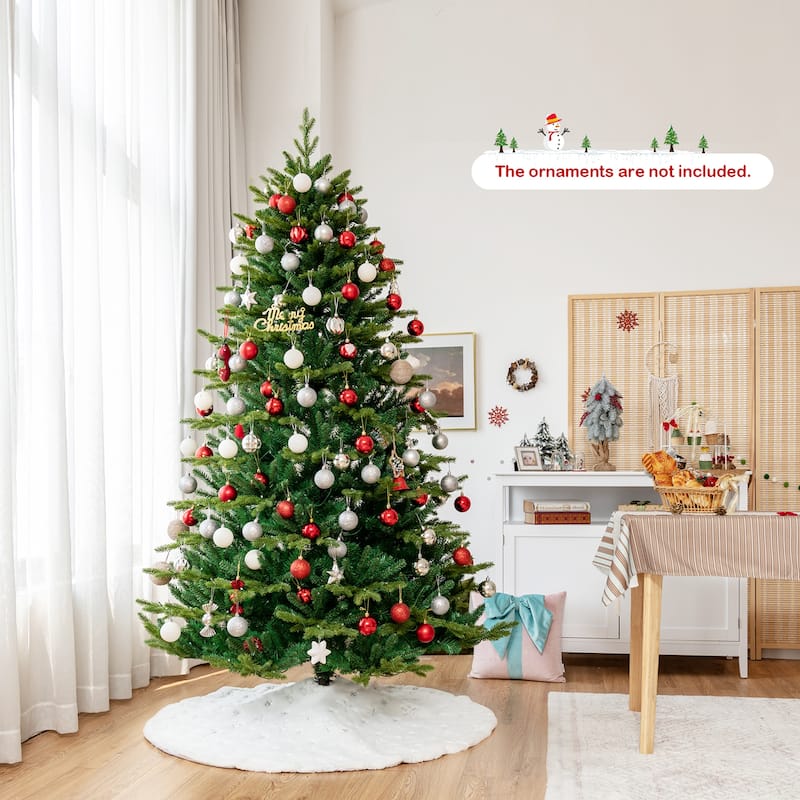 Gymax 6/7/8 FT Pre-lit Artificial Christmas Tree w/ APP Control & 15