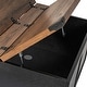 preview thumbnail 18 of 29, Modern Farmhouse Coffee Table with Hidden Interior Storage
