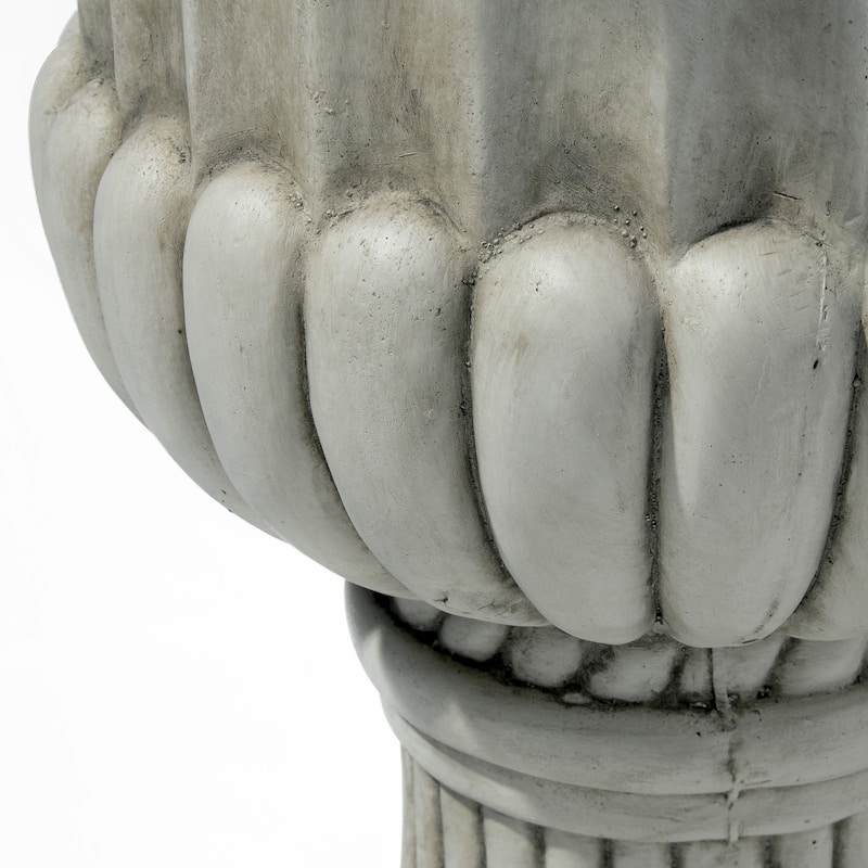 Antique White Italian Urn Planter