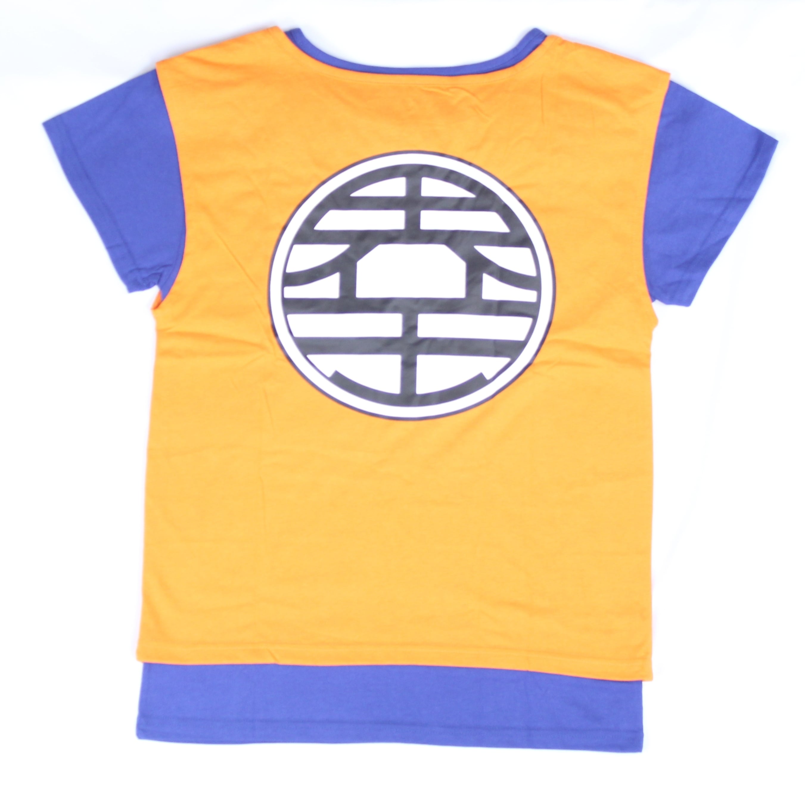 Shop Dragon Ball Z Goku Fighting Costume Orange T Shirt