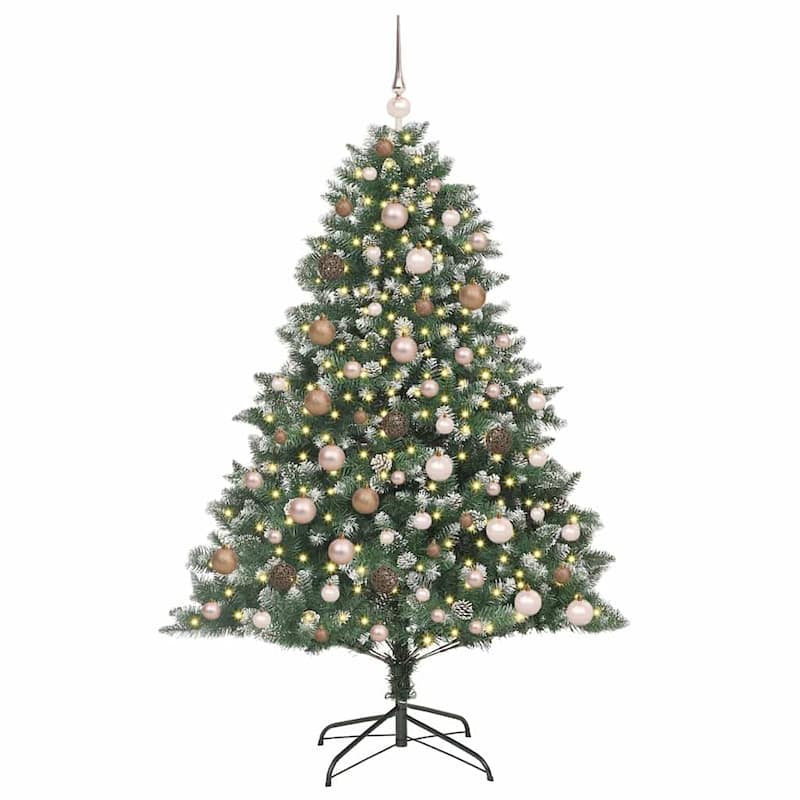 vidaXL Artificial ChristmasTree with Stand Gree PVC
