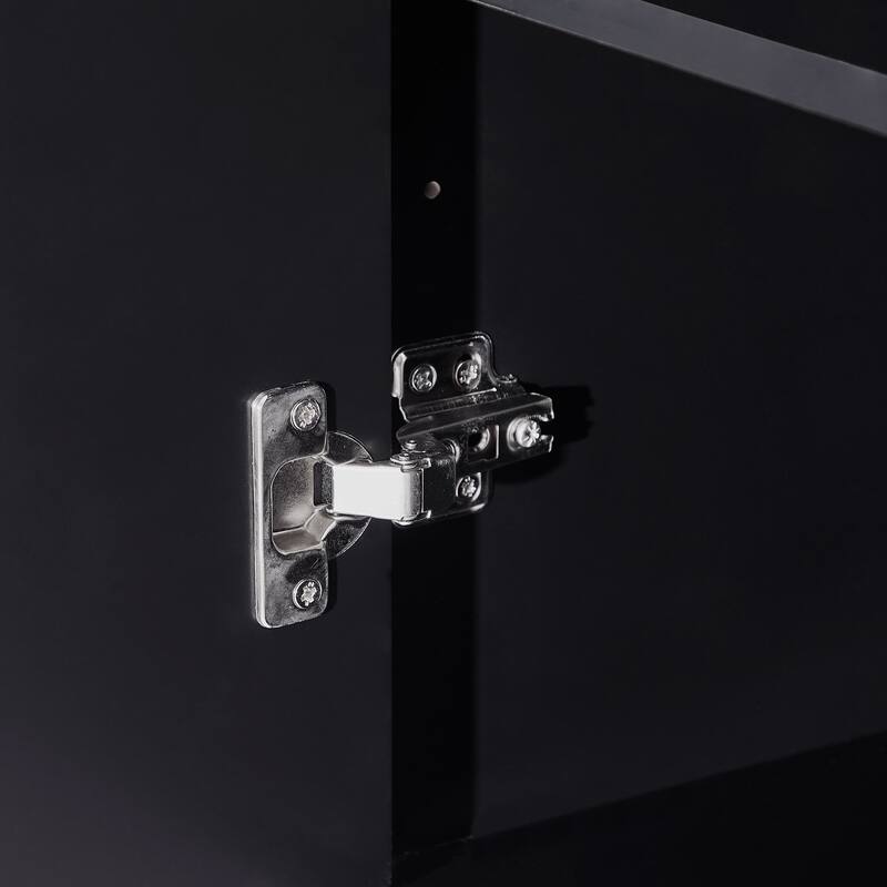 Classic Bathroom Storage Cabinet with 2 Doors & 4 Drawers — Elegant & Versatile