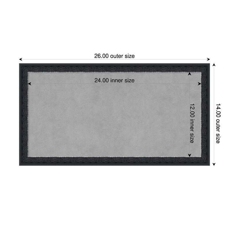 Amanti Art Bethany Black Framed - 26 x 14 in - Bethany Black