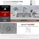 preview thumbnail 4 of 24, STYLISH 32 inch Stainless Steel 18G Double Bowl Low Divider Dual Mount Sink - Brushed Stainless Steel - 32.25" x 18.9" x 9"
