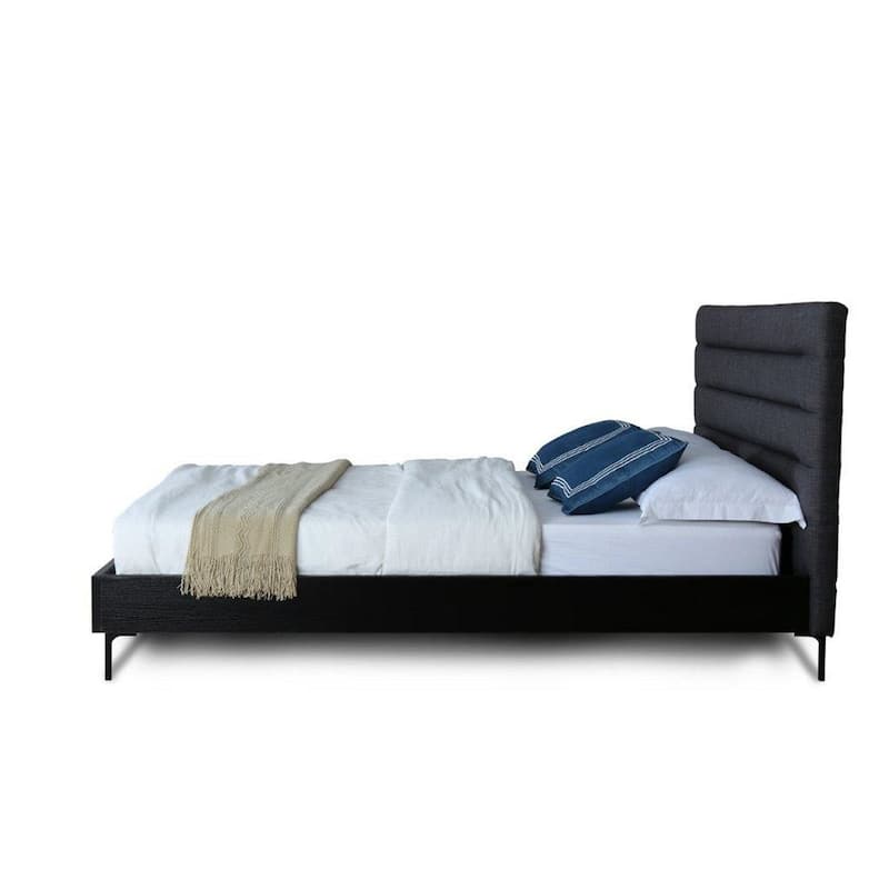 Manhattan Comfort Upholstered Mid Century Schwamm Full-Size Bed