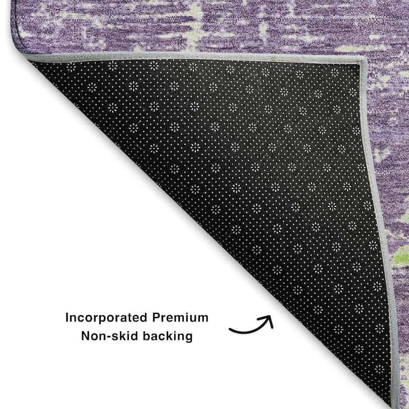 Premium Washable Super Soft Abstract Ombre Mayfield Rug