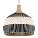 preview thumbnail 1 of 9, Crystorama Lighting Group ZAN-9005 Zanzibar 5 Light 21" Wide Pendant Soft Gold / Matte Black