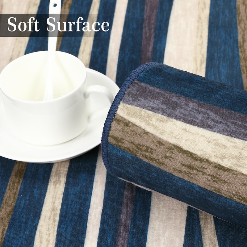Garvee Modern Abstract Area Rug Colorful Throw Carpet