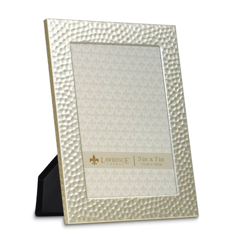 Curata Hammered Gold-Tone 5x7 Metal Photo Frame