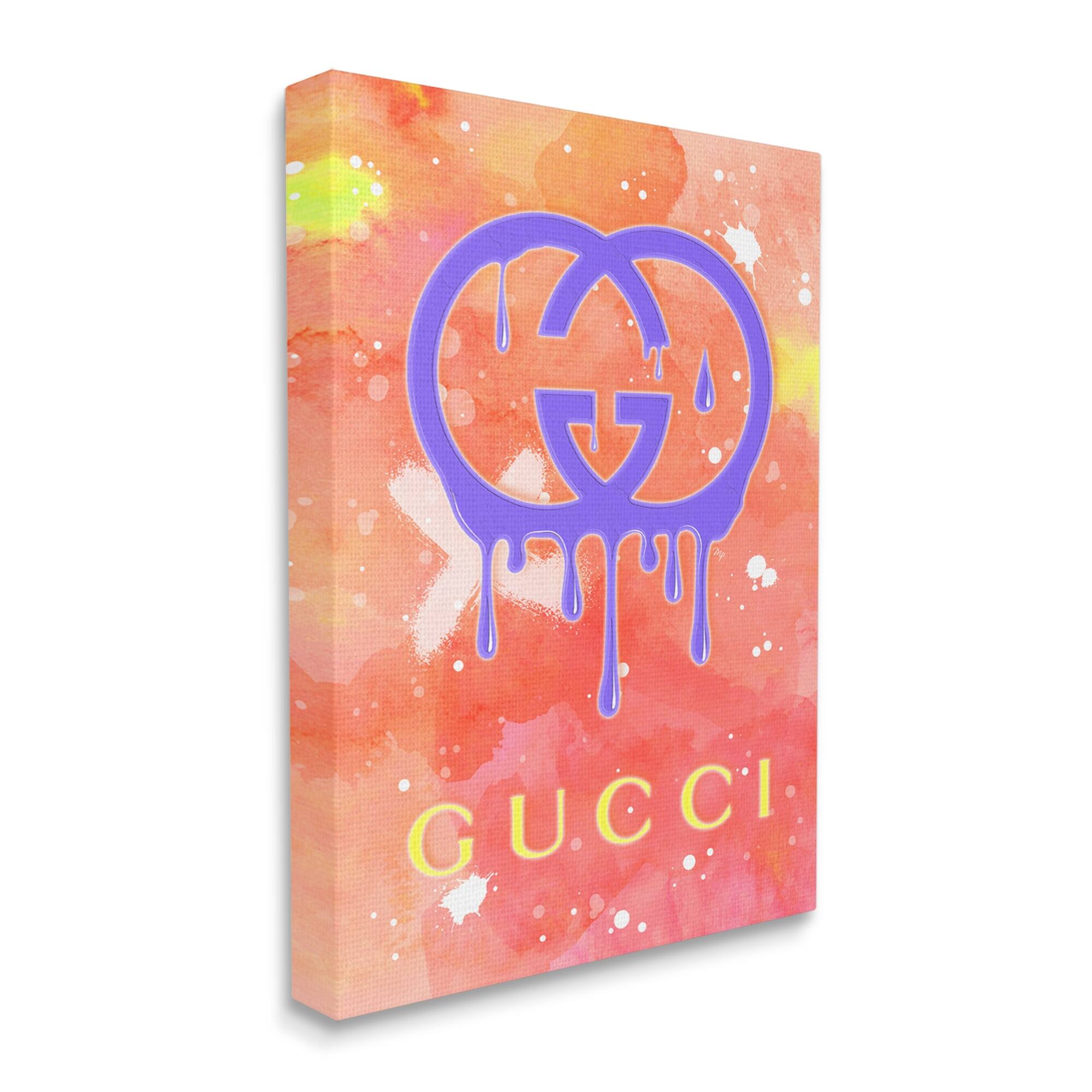 Stupell Glam Modern Paint Drip Canvas Wall Art Design by Martina