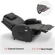 preview thumbnail 21 of 45, Mcombo Electric Power Recliner Chair with Massage and Heat, Faux Leather 7050