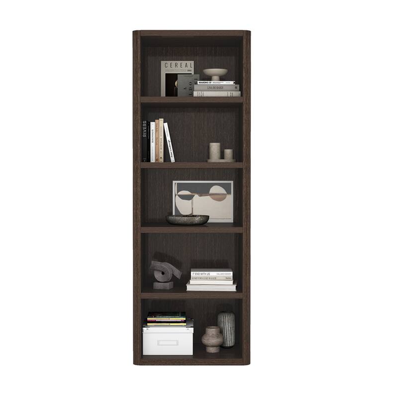 Manhattan Comfort Rivington Modern 28 Inch Open Bookcase