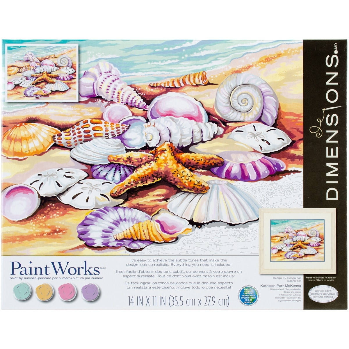 Amazon Com Dimensions Paint By Number 14x11 Cafe None