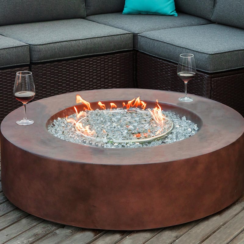 COSIEST Outdoor Propane Fire Pit Tank Outside with Waterproof Cover