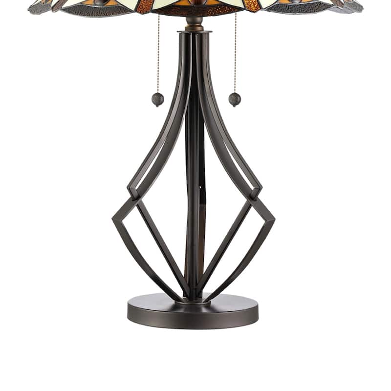 Diamond Flare Tiffany Table Lamp