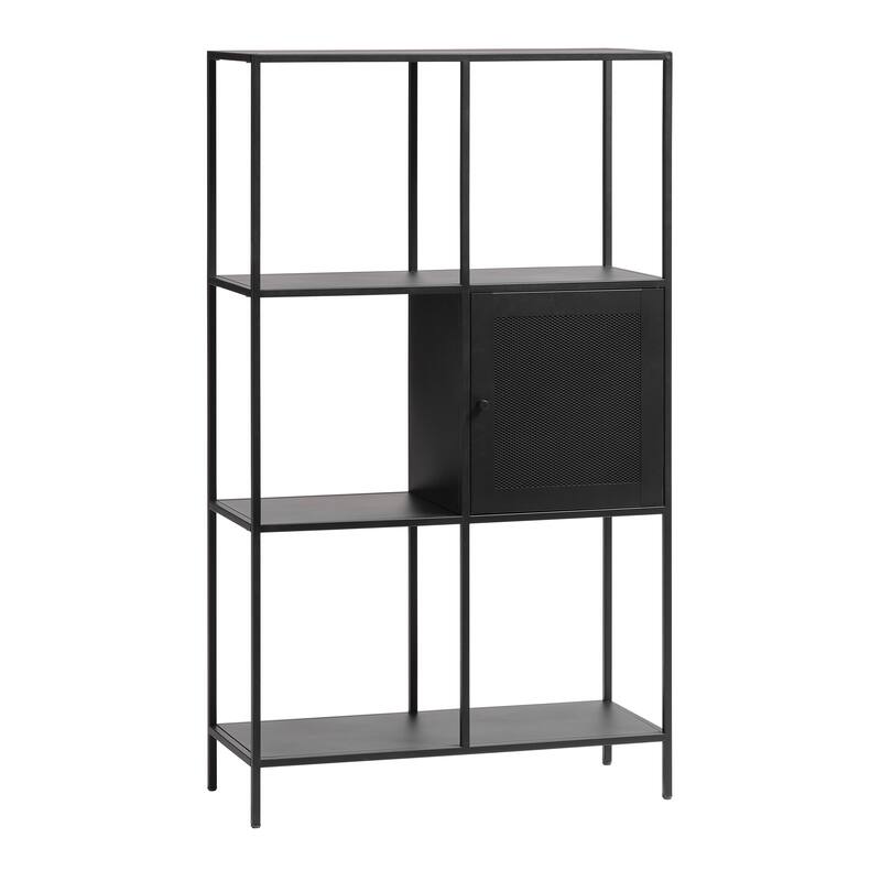Rye Studio Malina Modern Metal Storage Display Bookcase