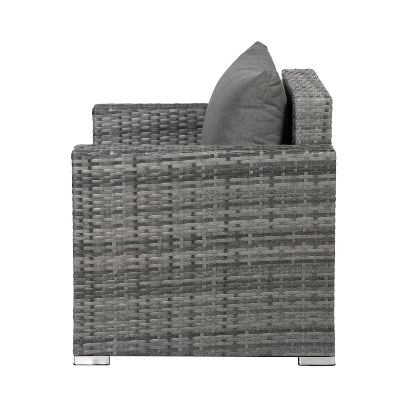 Landon 4-piece Wicker Outdoor Patio Furniture Set with Cushions