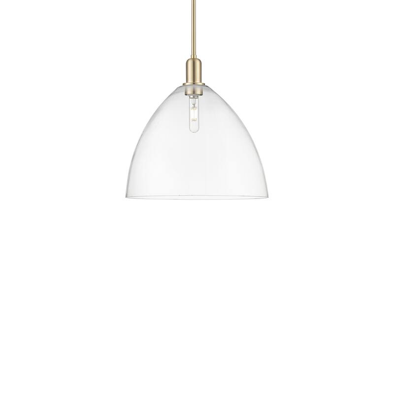 Innovations Lighting 716-1S-18-16 Bristol Pendant Bristol 16" Wide - Champagne Bronze / Clear