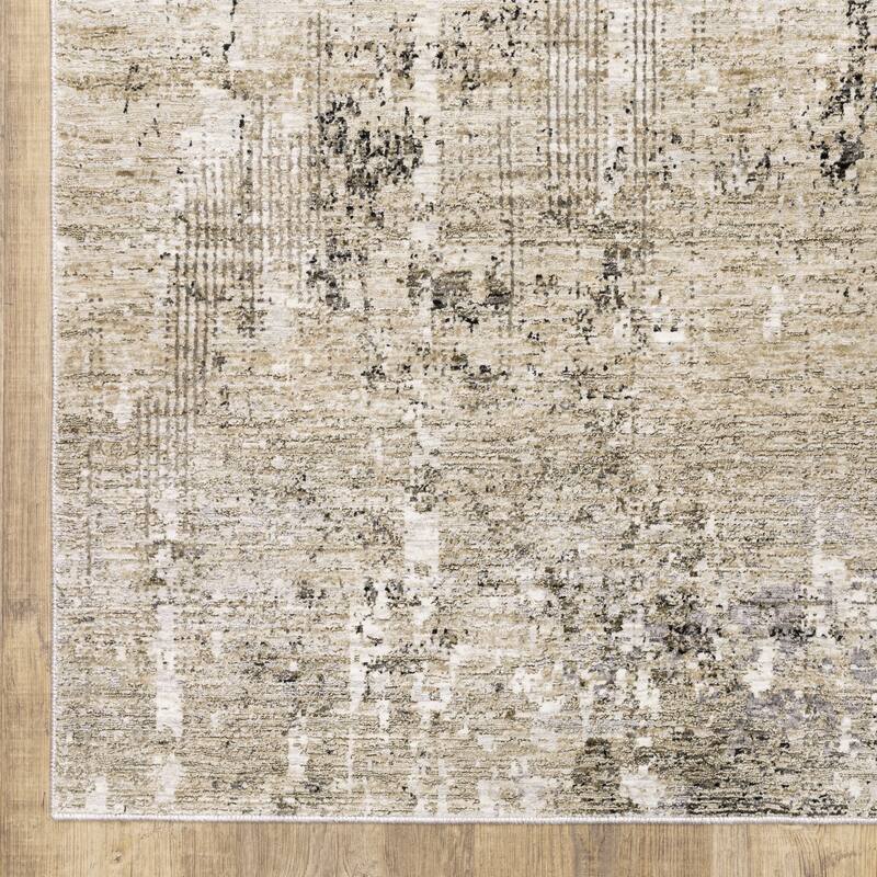 Style Haven Nelson Distressed Abstract Beige/ Grey Indoor Area Rug