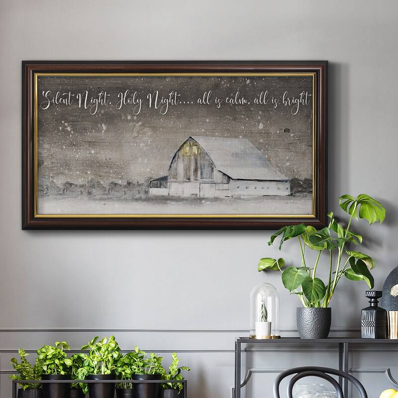 Silent Night Premium Framed Canvas- Ready to Hang