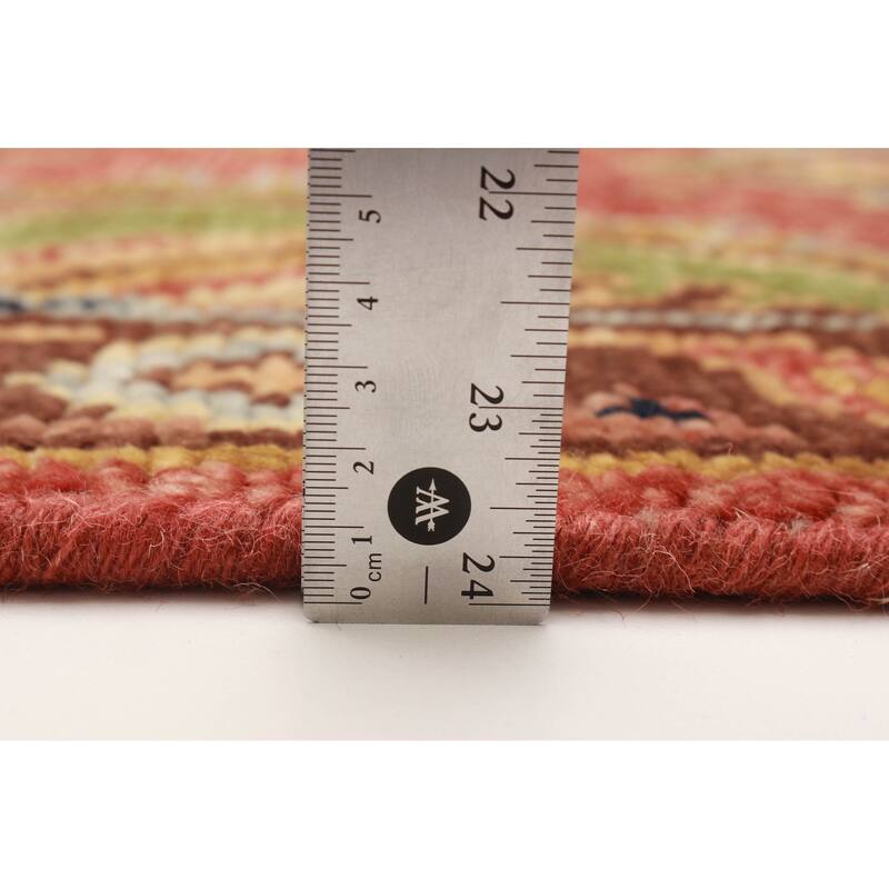 ECARPETGALLERY Hand-knotted Jules Serapi Red Wool Rug - 4'11 x 8'0