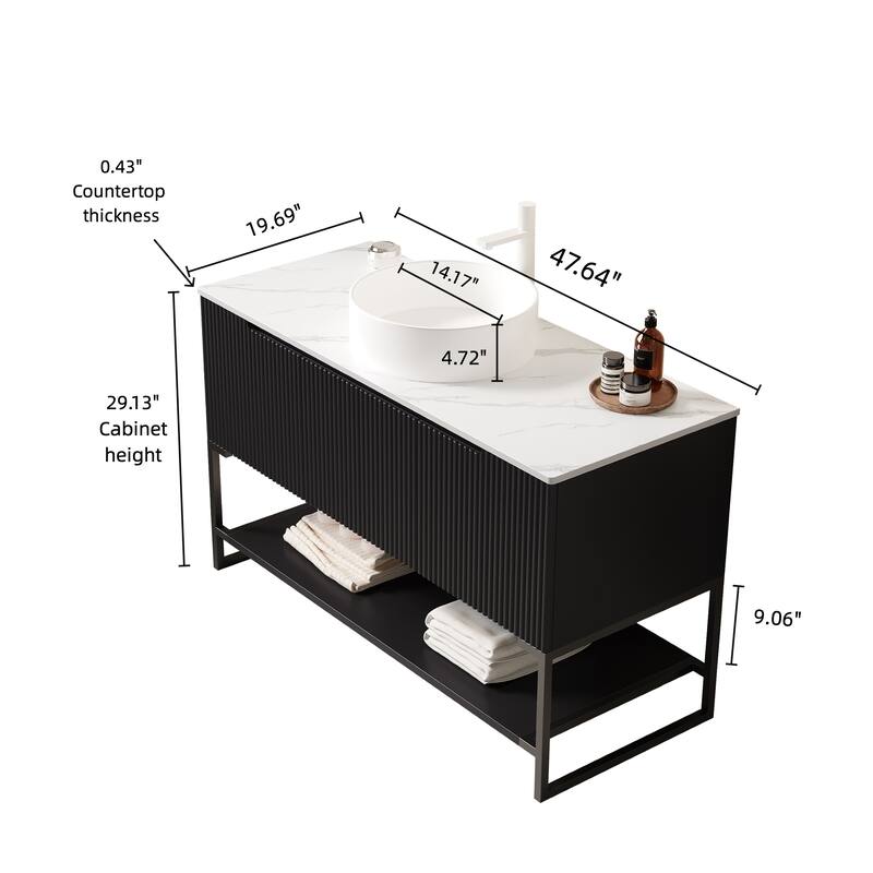 Freestanding Bathroom Vanity with Sink