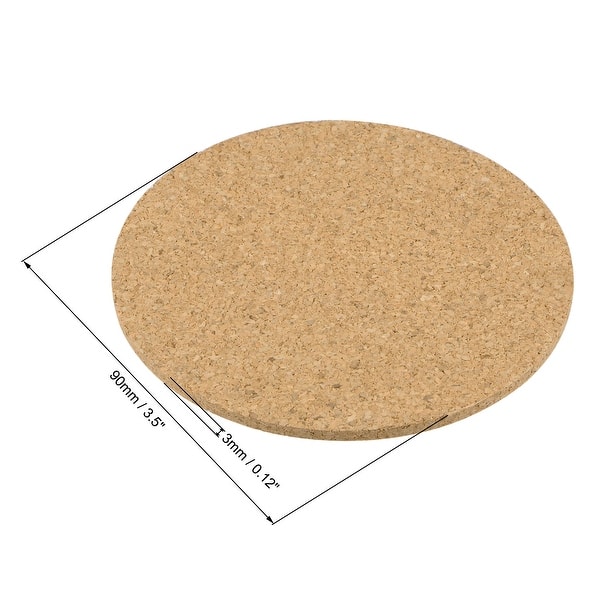 Cork Coasters Wooden Trivet Drinks Mats for Home Bar Kitchen Bed Bath