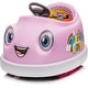 preview thumbnail 6 of 8, 12V Bumper Car for Kids, 6-in-1 Electric Bumper Car with Pushrod Dinner Plate,USB Music,Rocking Horse Mode,Bumper Car Mode Pink