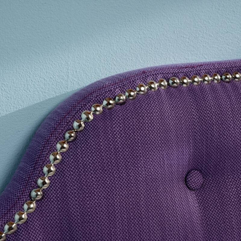 Silas Studded Fabric Twin-size Headboard by Christopher Knight Home