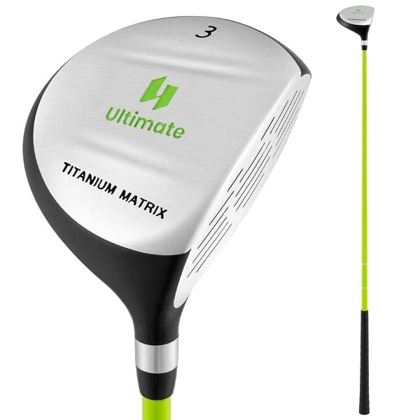 slide 2 of 20, Ultimate 165CC Junior #3 Fairway Wood for Kids with Fiberglass Shaft - See Details
